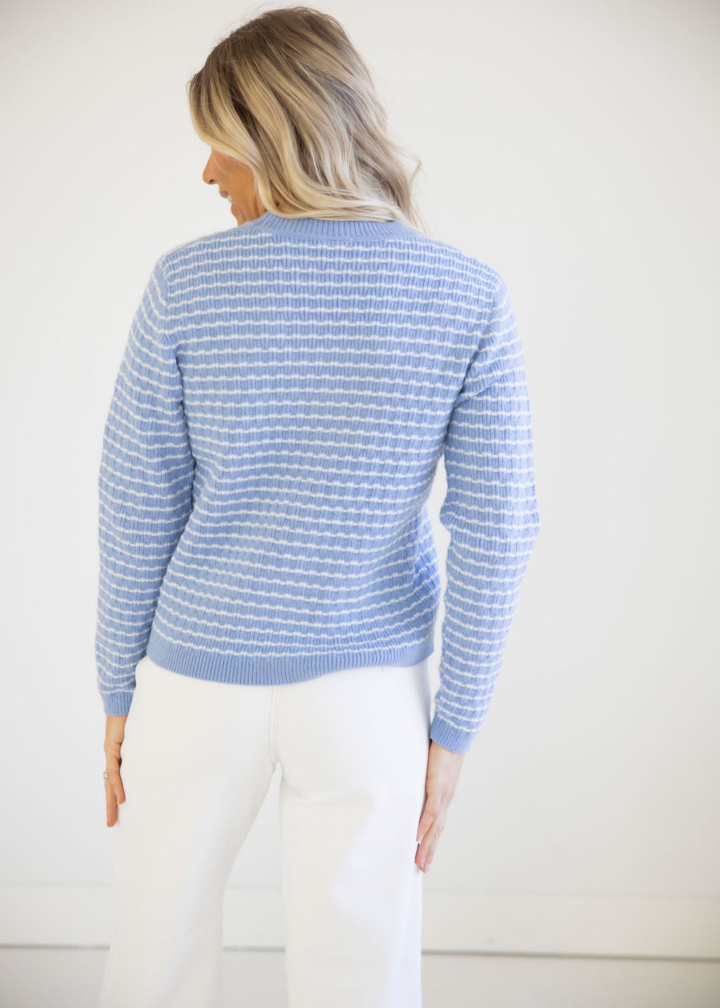 Prestyn Striped Cardigan