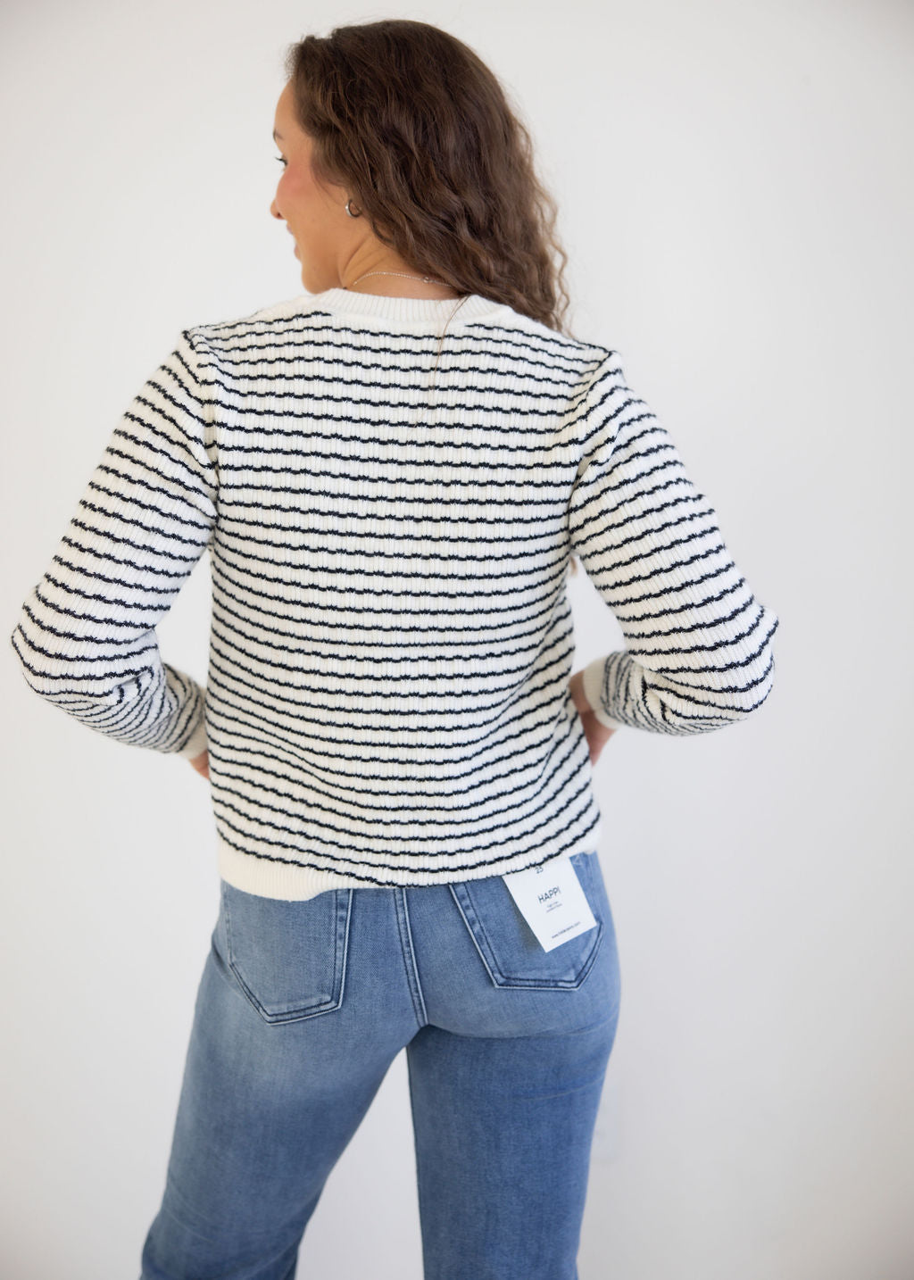 Prestyn Striped Cardigan