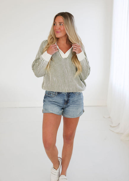 Kelsie Striped Hoodie product view