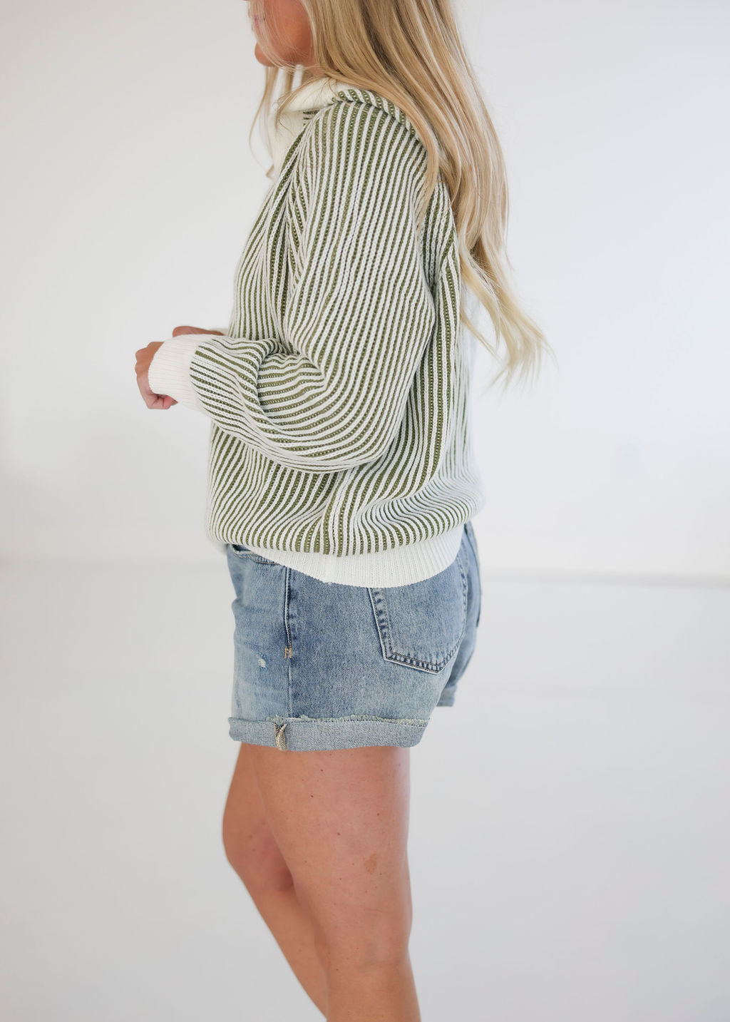 Kelsie Striped Hoodie