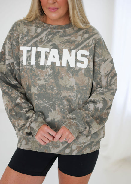 Titans Camo Graphic Crew product view