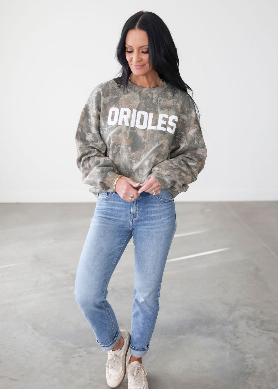 Orioles Camo Graphic Crew