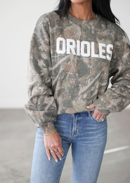 Orioles Camo Graphic Crew product view
