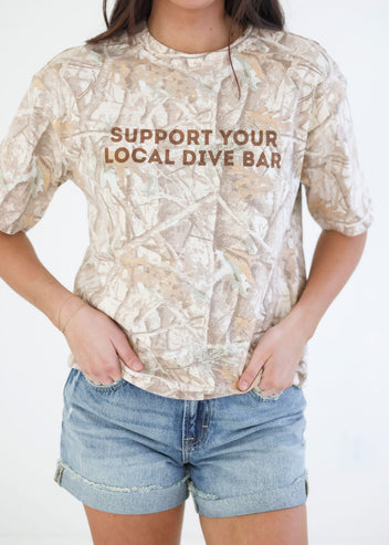 Support Your Local Dive Bar Graphic Tee
