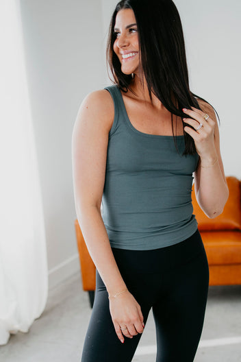 Suzana Micro-Ribbed Tank