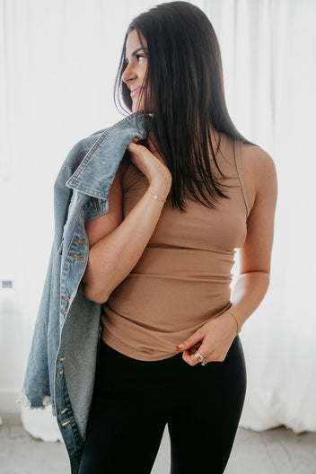 All The Hype Ribbed Tank