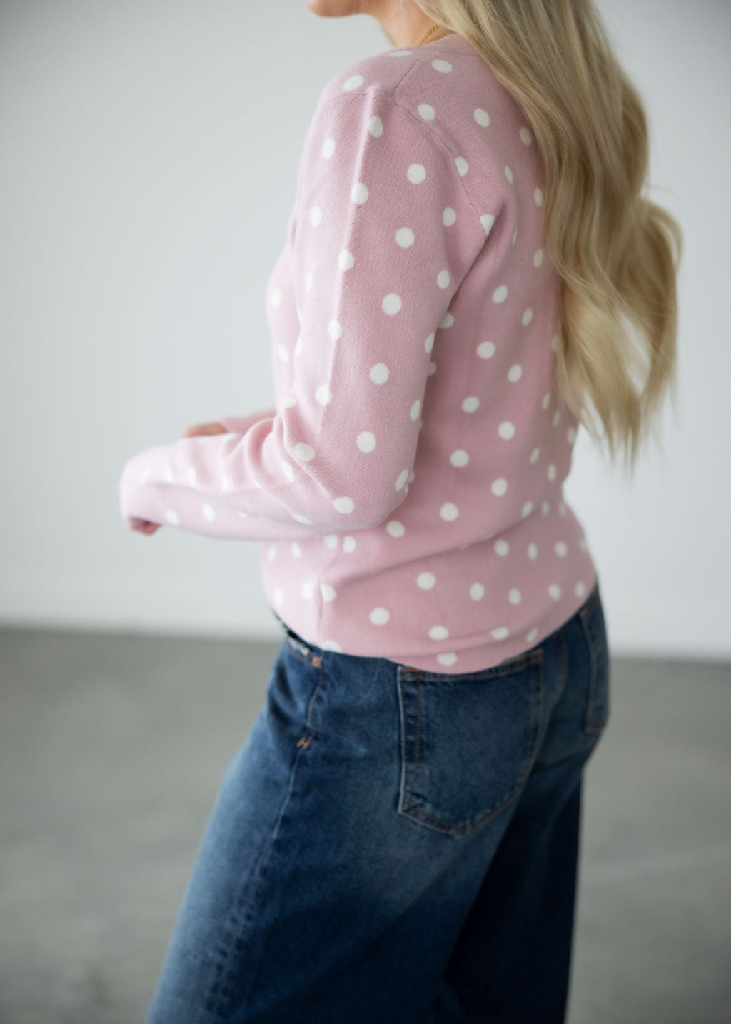 Kyle Polka Dot Knit Top