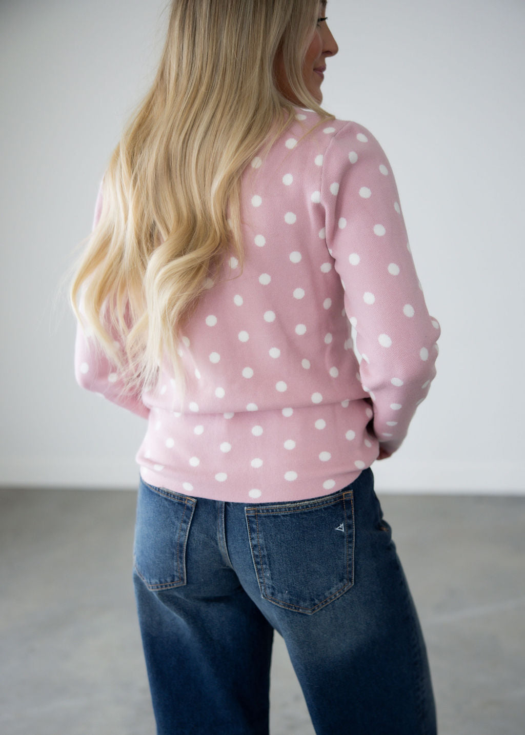 Kyle Polka Dot Knit Top