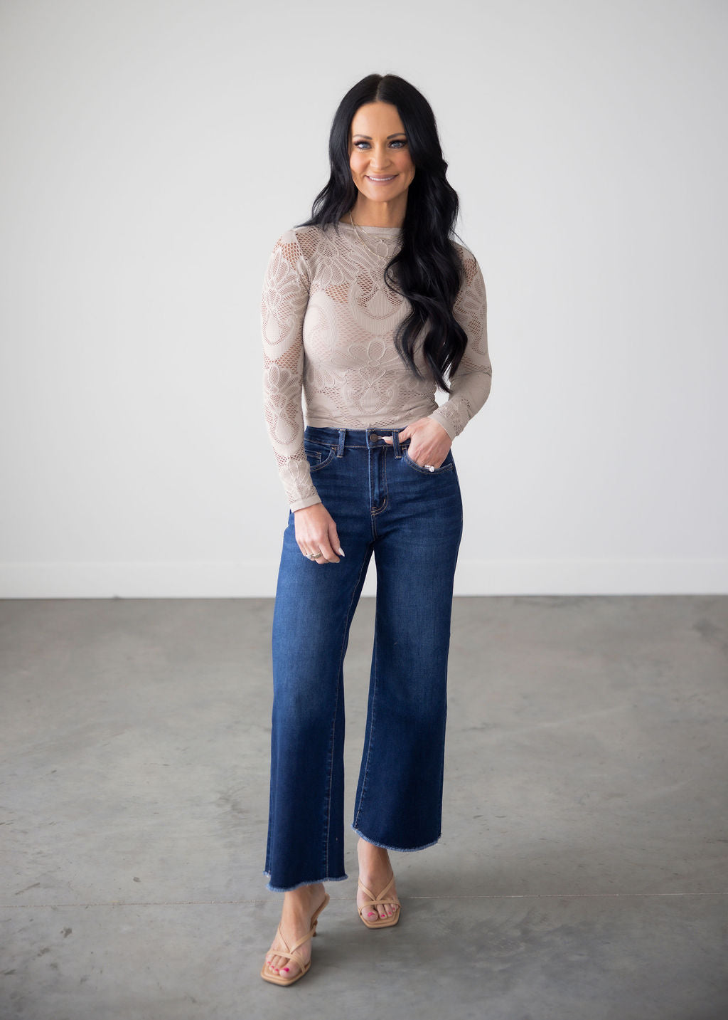 Rachelle Mesh Top
