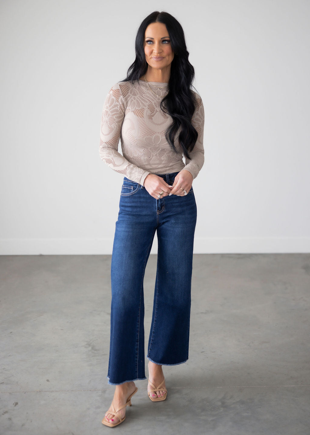 Rachelle Mesh Top