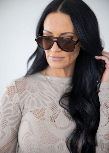 Ike Polarized Aviator Sunglasses