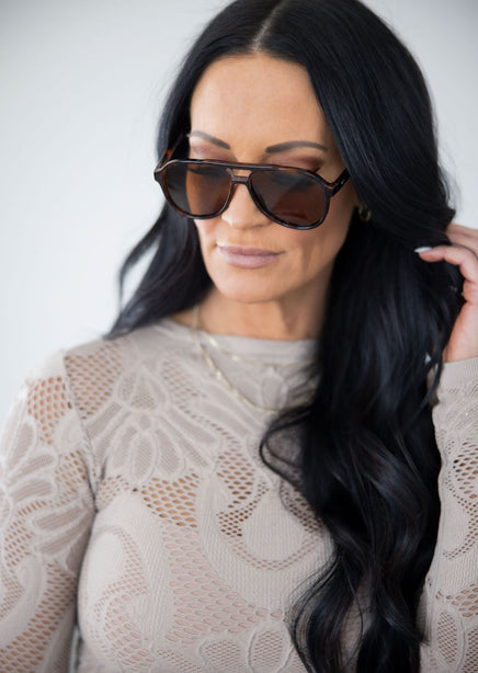 Ike Polarized Aviator Sunglasses product view