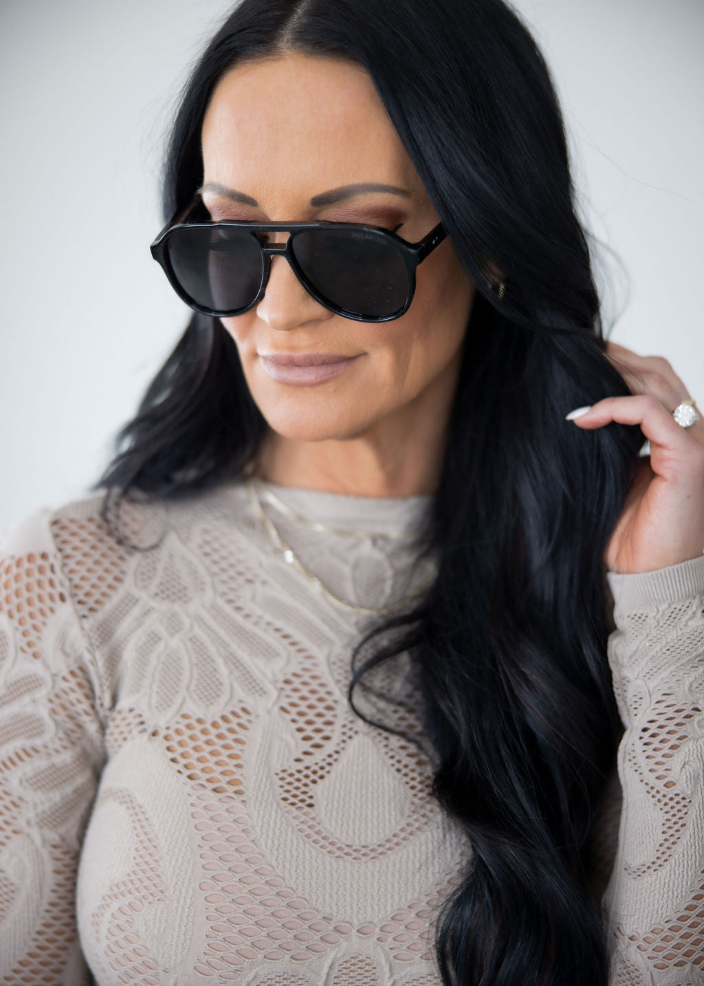 Ike Polarized Aviator Sunglasses
