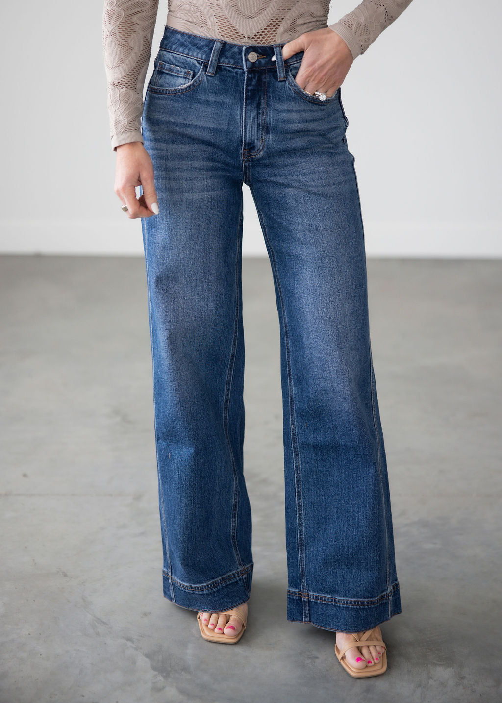 Celia Lovervet Denim Trouser