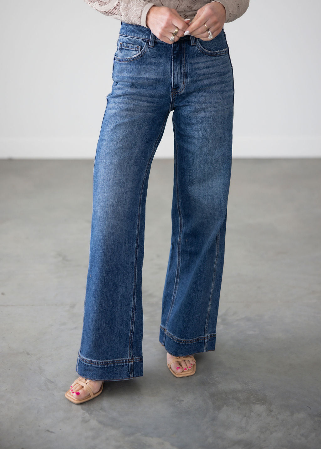 Celia Lovervet Denim Trouser