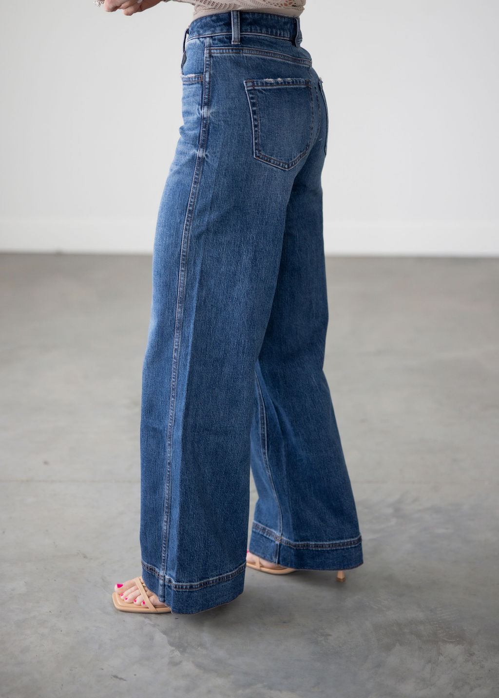 Celia Lovervet Denim Trouser