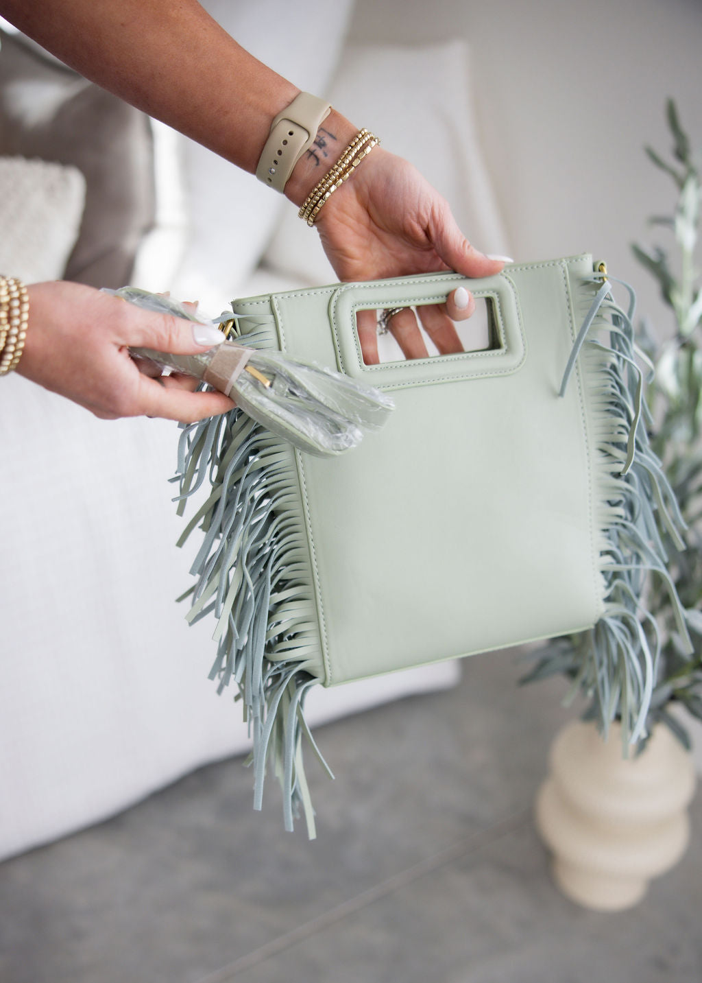 Jamie Fringe Crossbody Bag