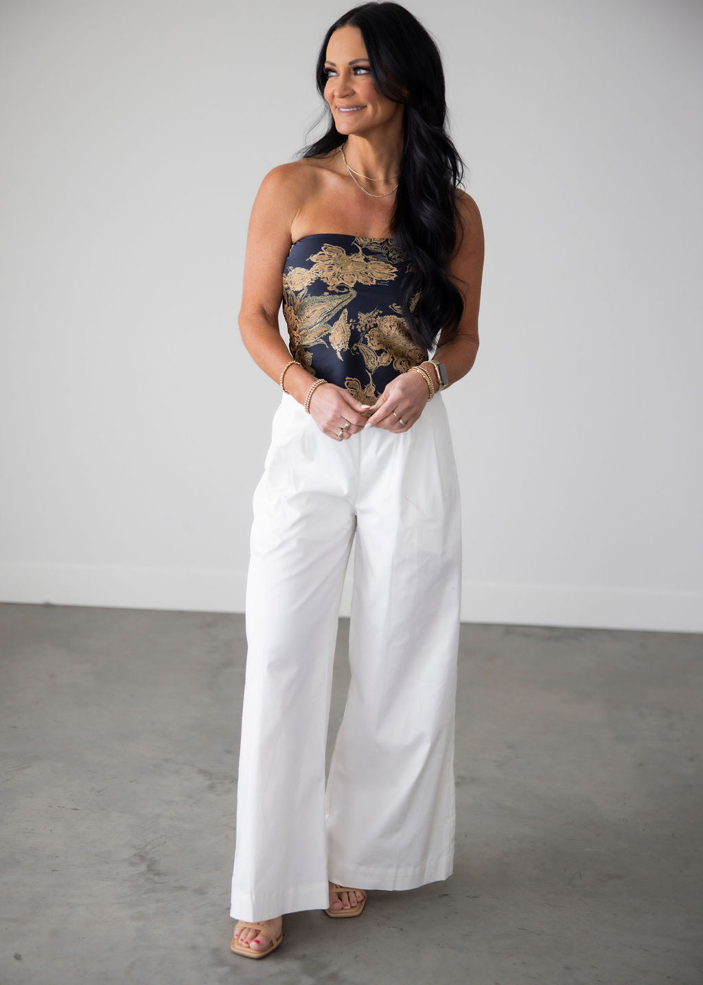 Cadee Satin Bandana Tube Top
