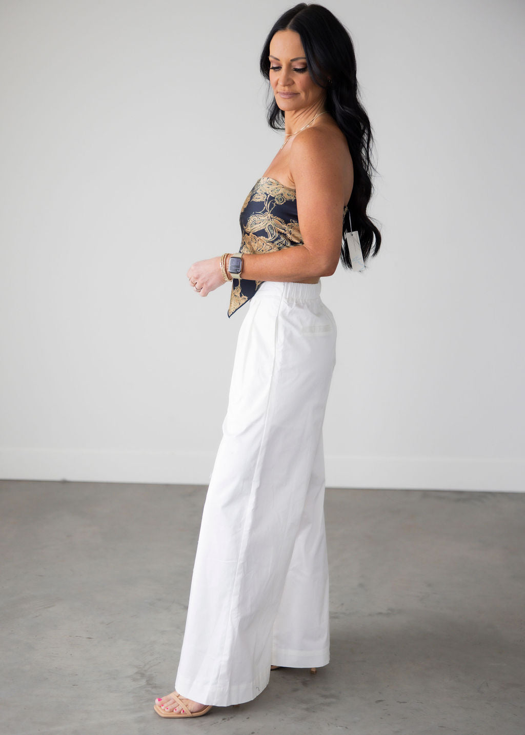 Cadee Satin Bandana Tube Top