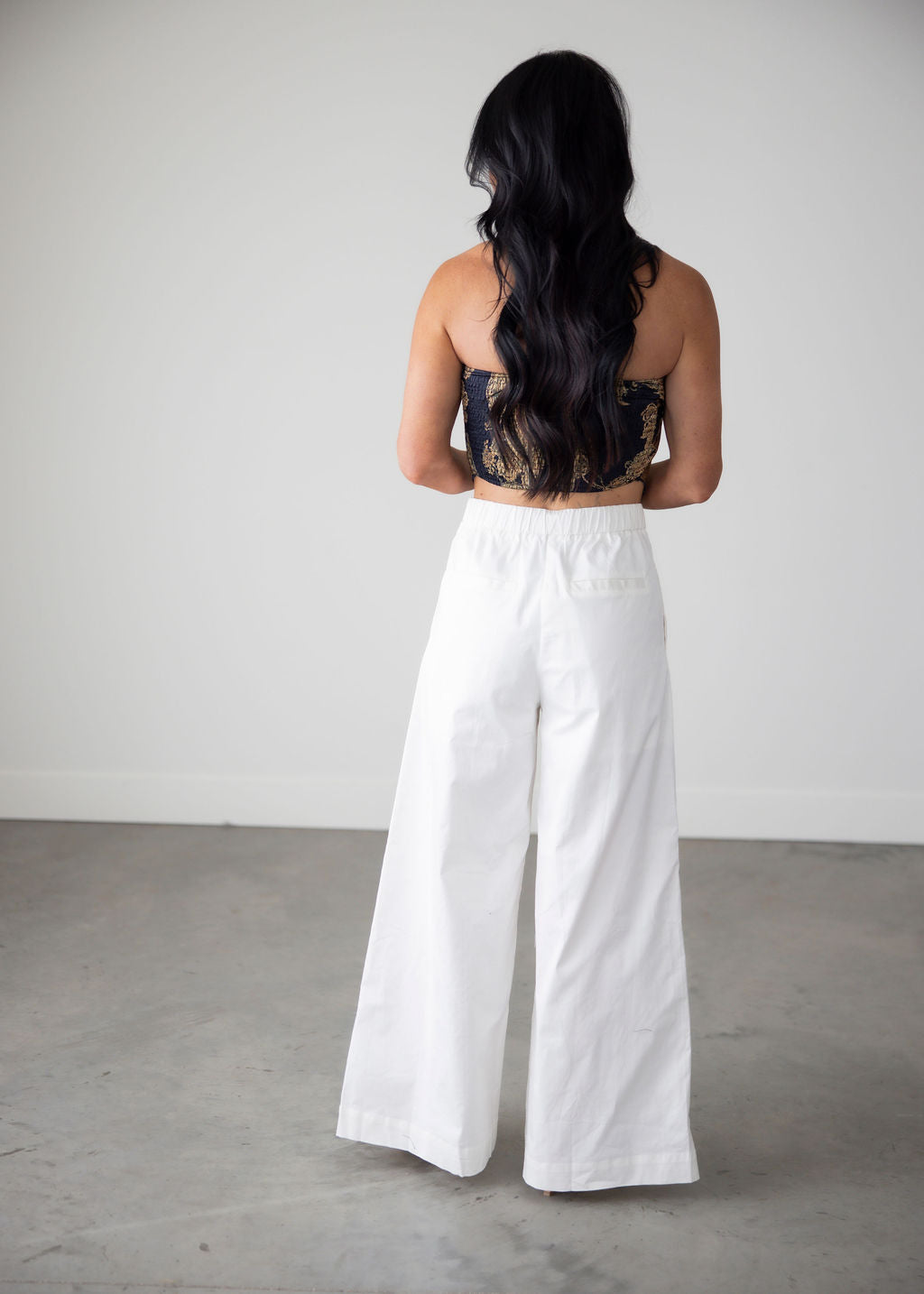 Cadee Satin Bandana Tube Top