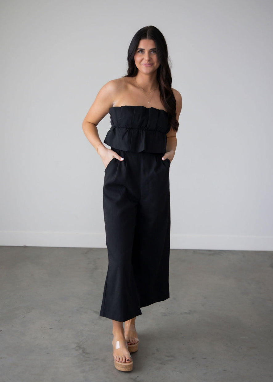 Evra Ruffle Jumpsuit