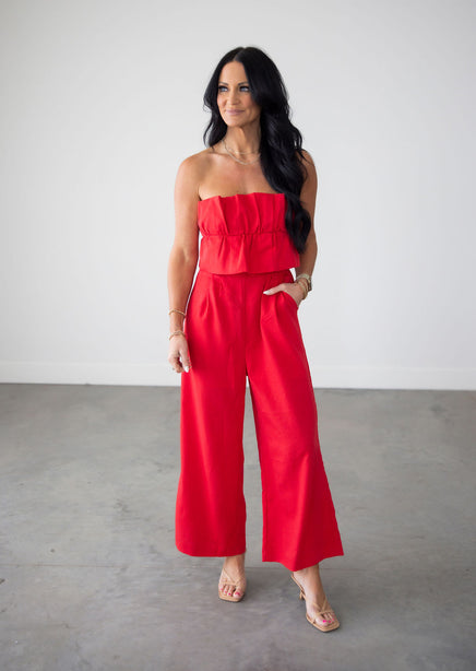 Evra Ruffle Jumpsuit product view