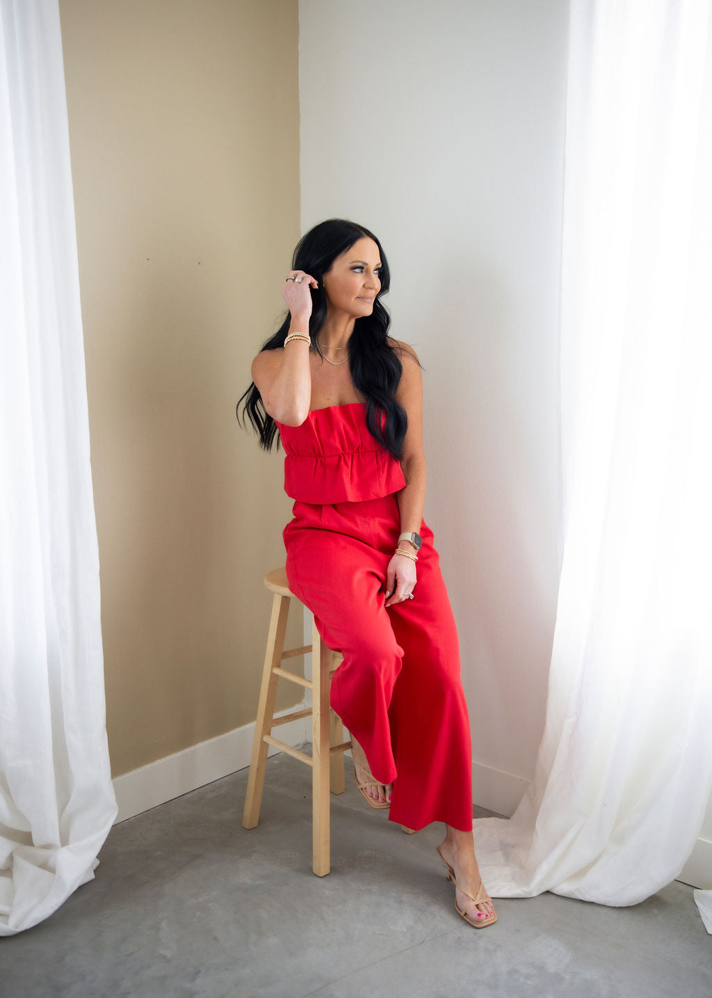 Evra Ruffle Jumpsuit