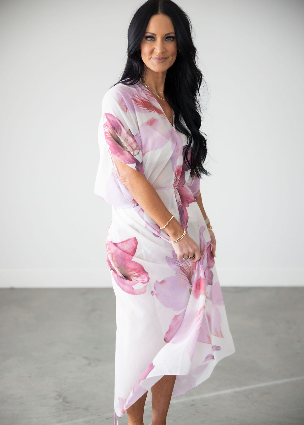 Livie Floral Kaftan Dress