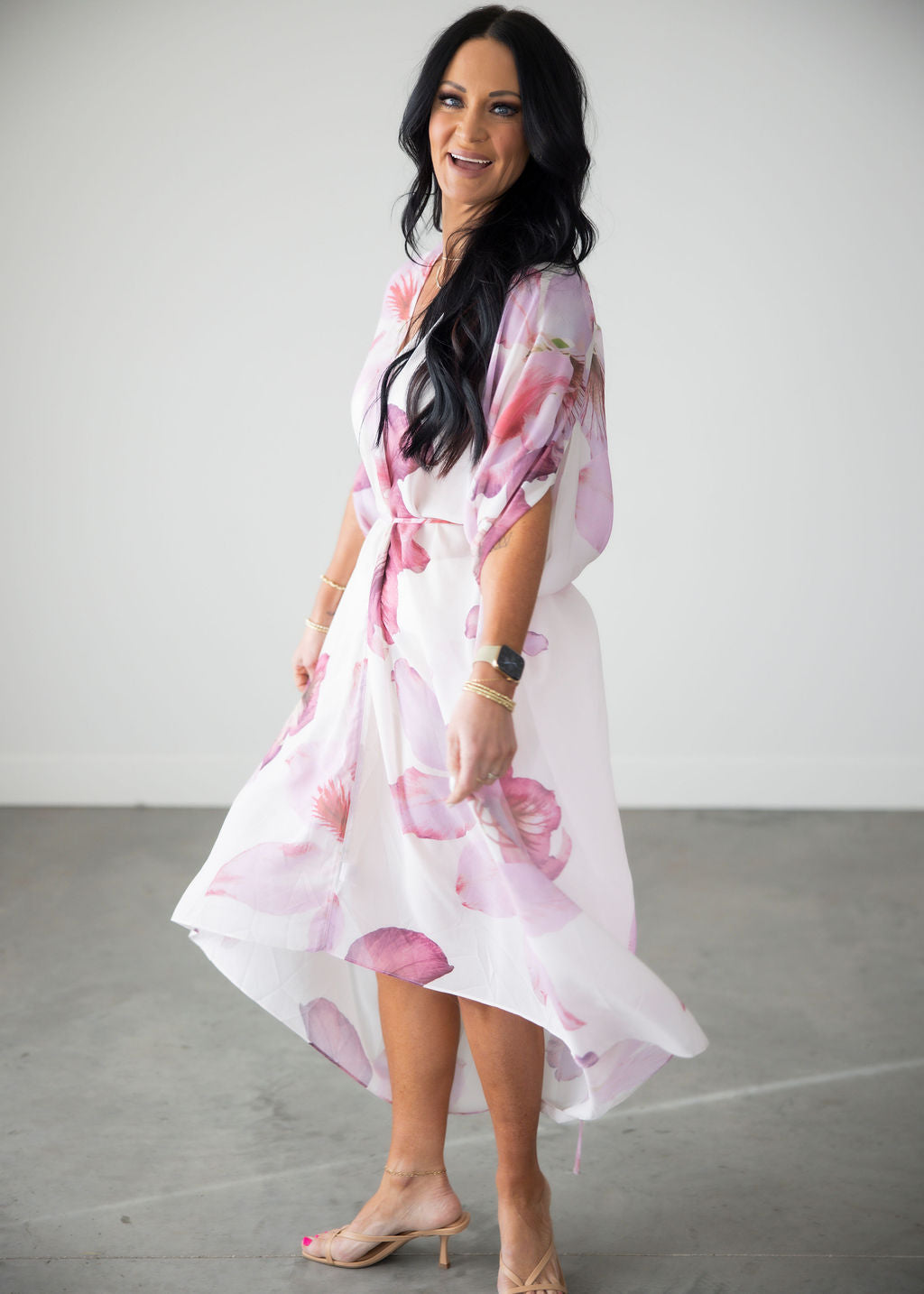 Livie Floral Kaftan Dress