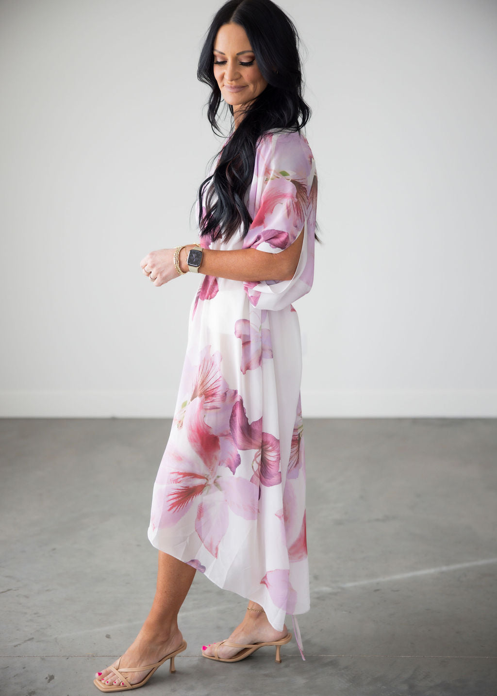 Livie Floral Kaftan Dress