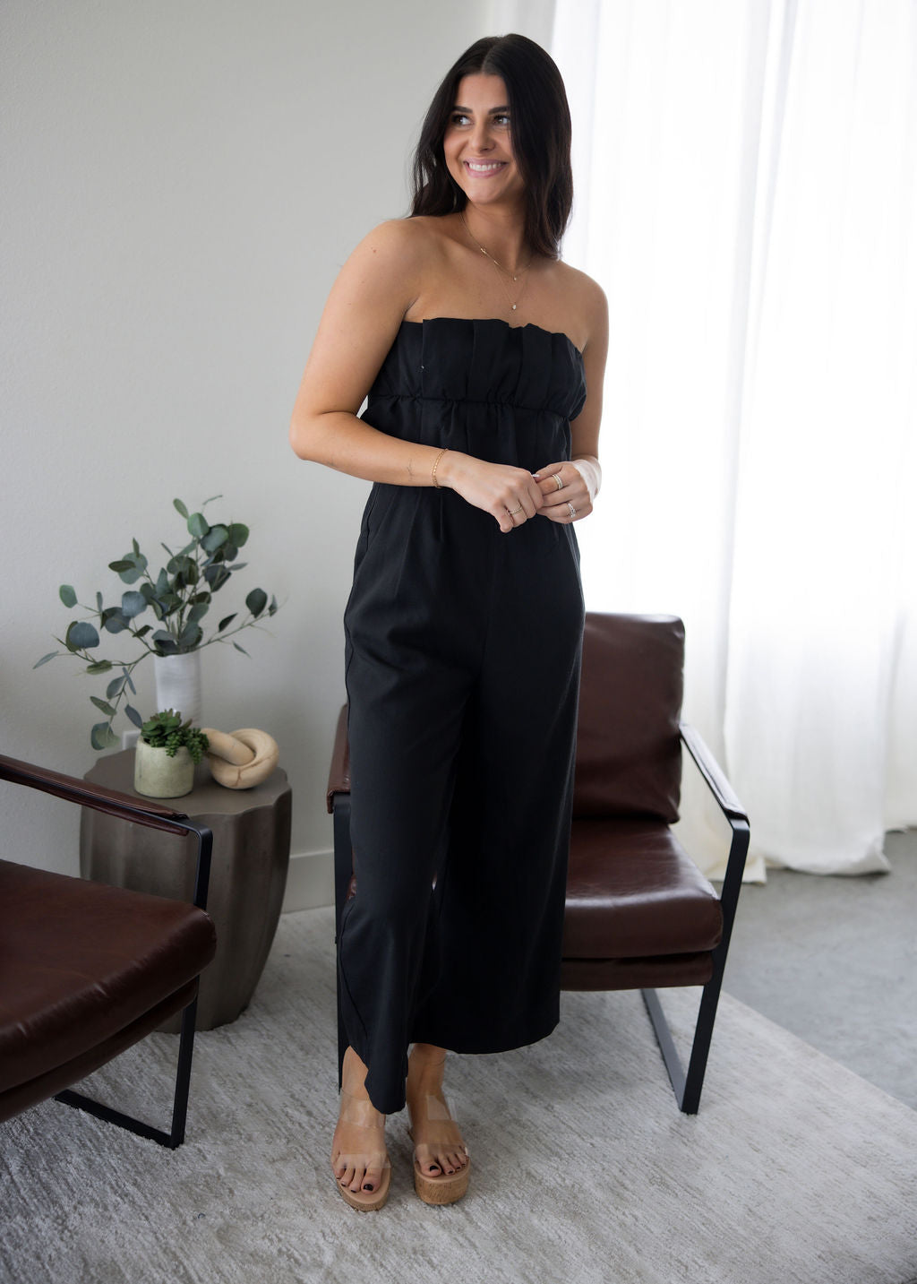Evra Ruffle Jumpsuit
