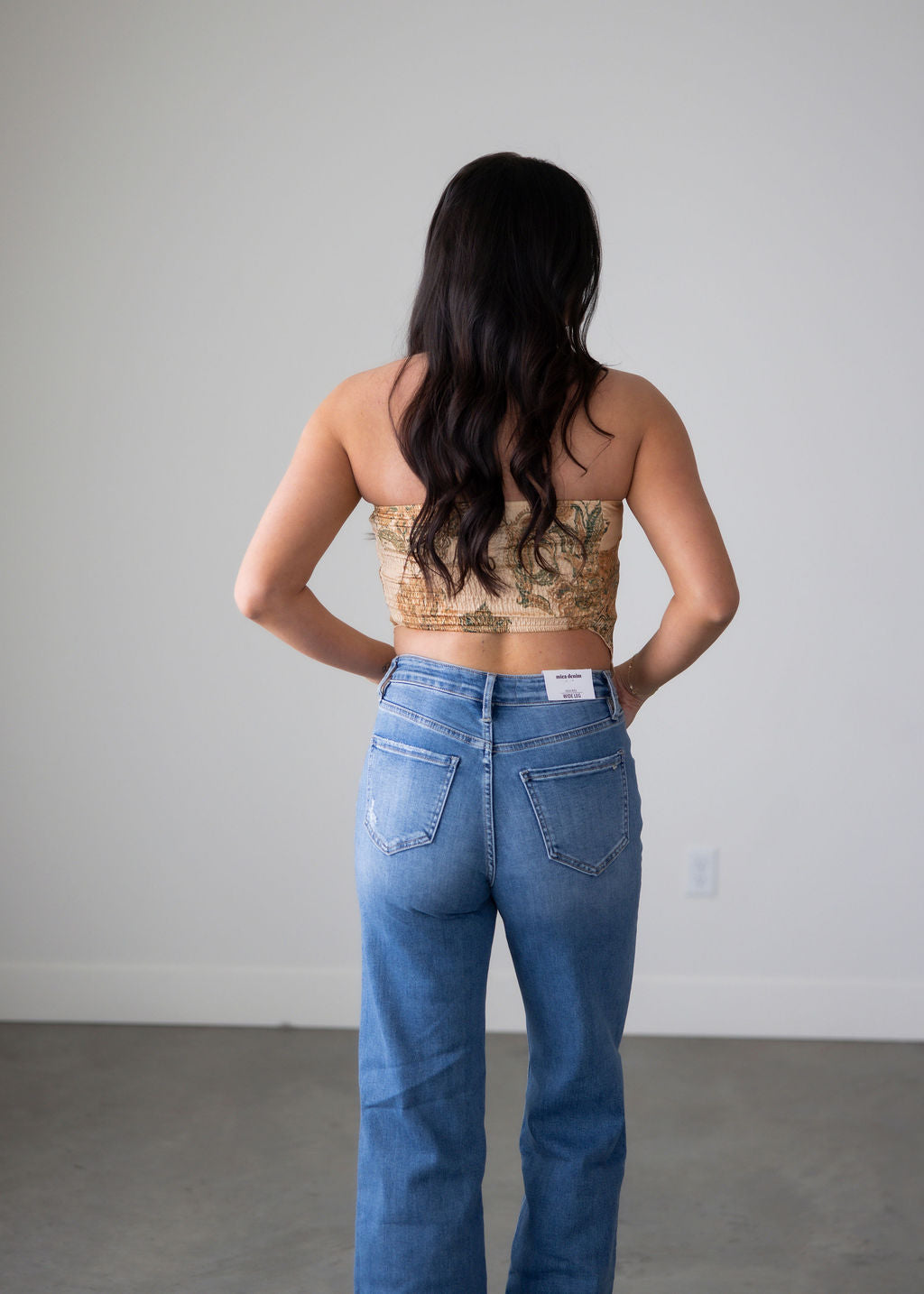 Cadee Satin Bandana Tube Top