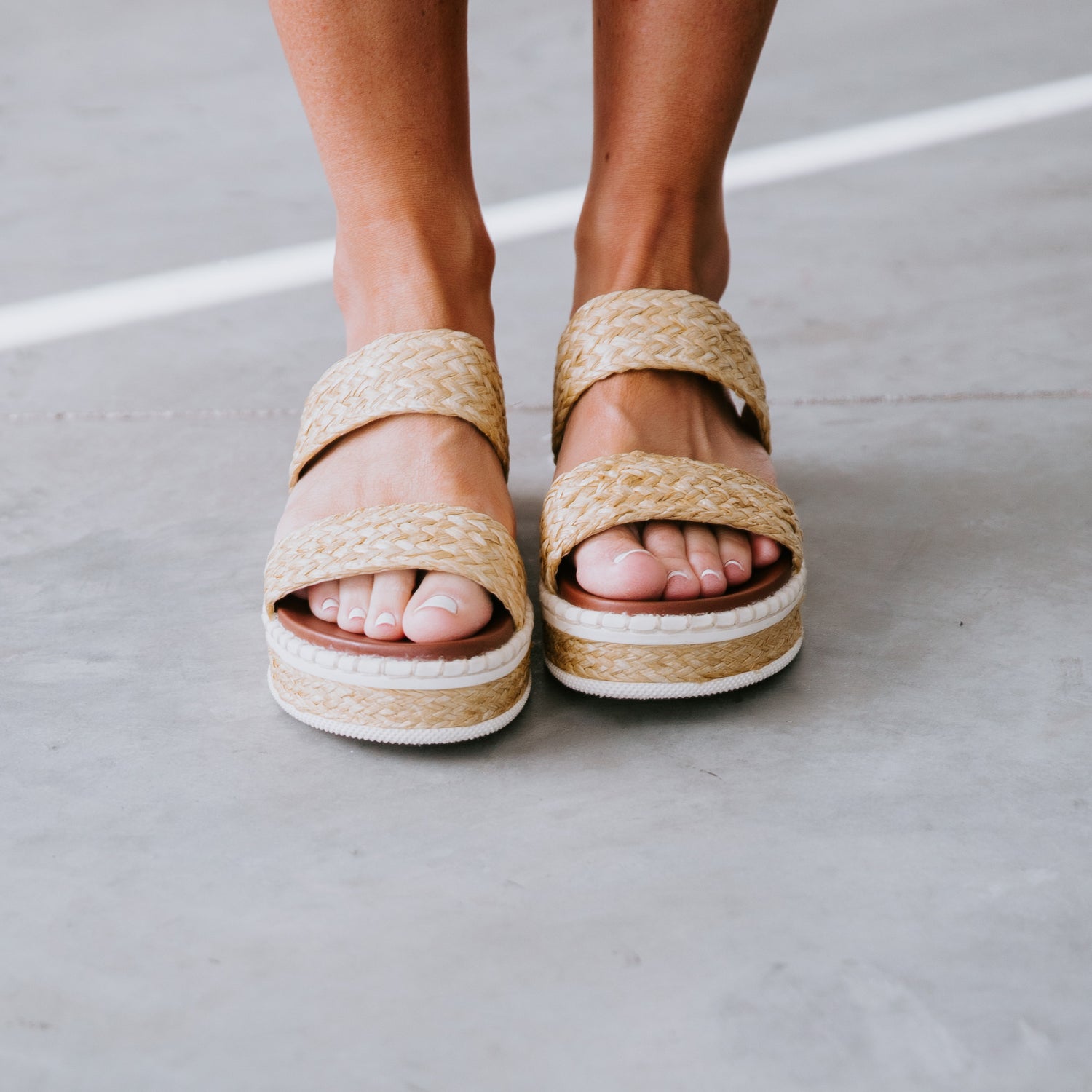 Kadie Raffia Sandals