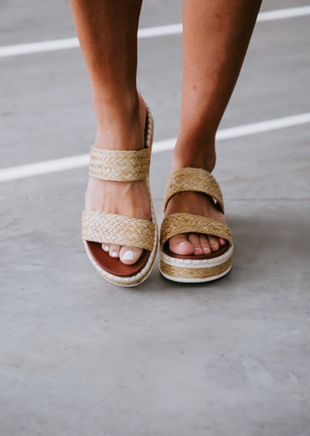 Kadie Raffia Sandals