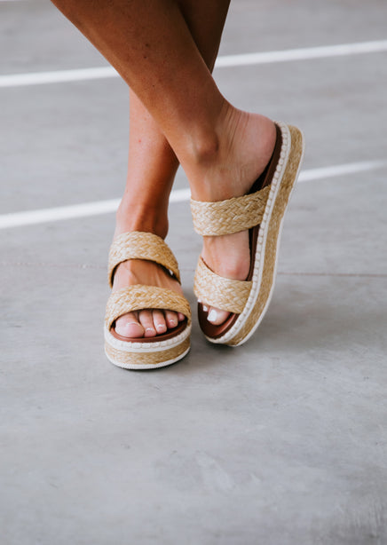 Kadie Raffia Sandals