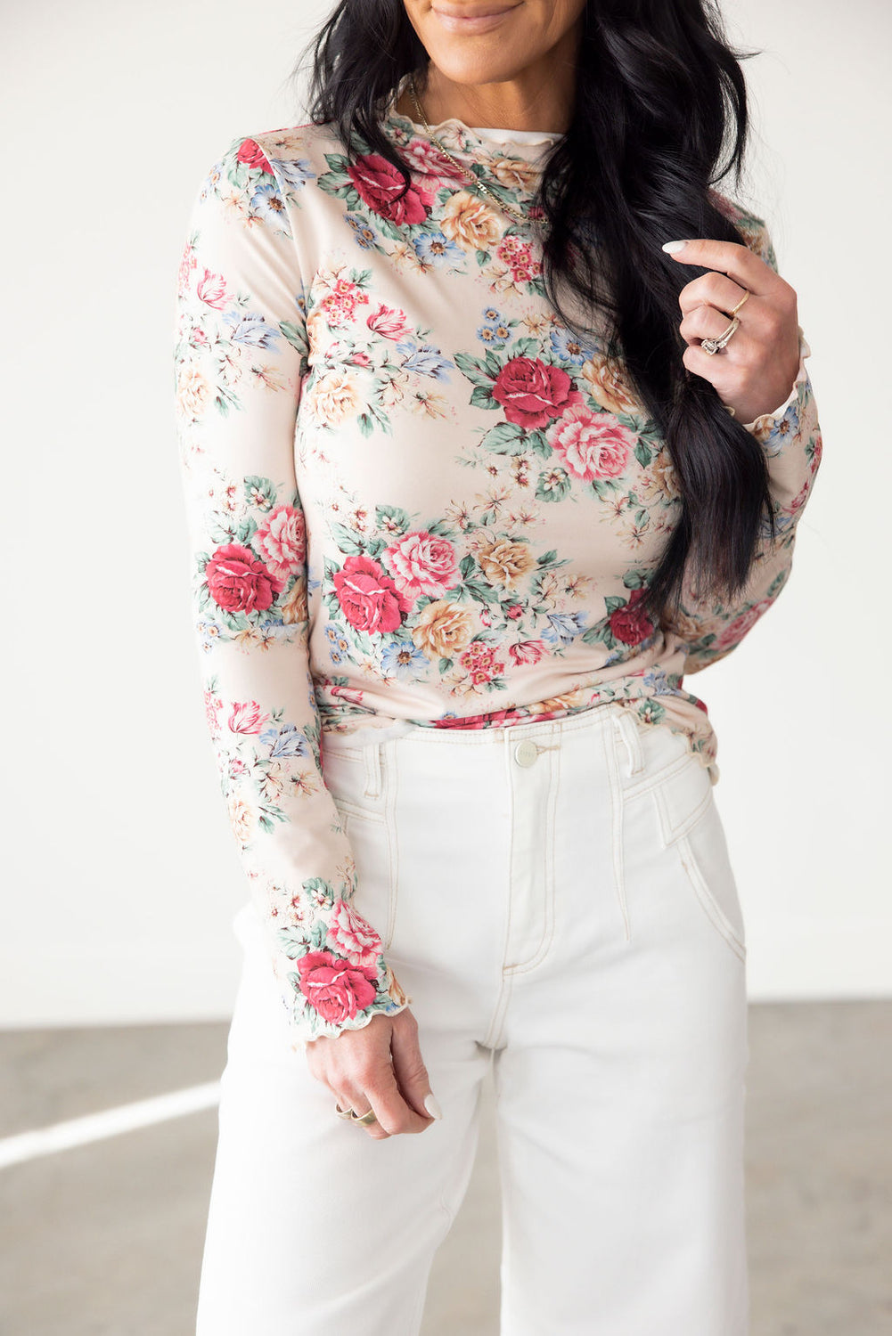 Ciara Floral Long Sleeve Top