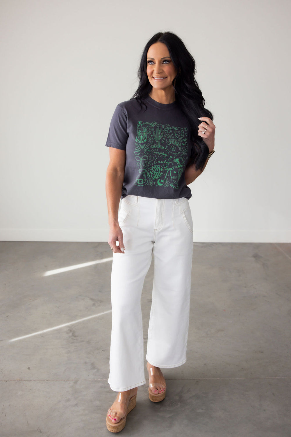 Lucky Cowgirl Graphic Tee