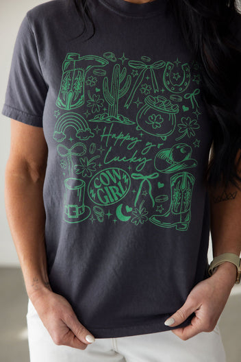 Lucky Cowgirl Graphic Tee