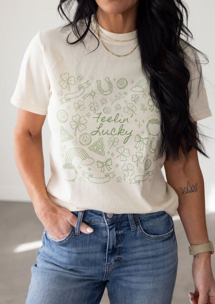 Feelin Lucky Graphic Tee product view