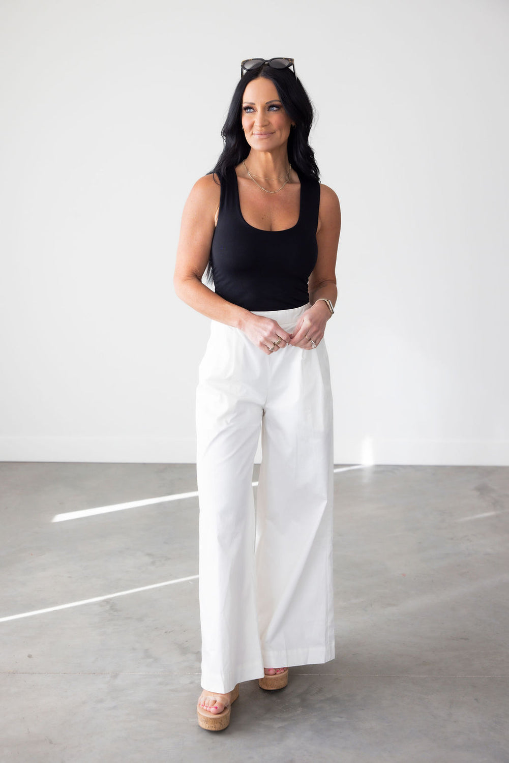 Amaya Pleated Wide Leg Pants
