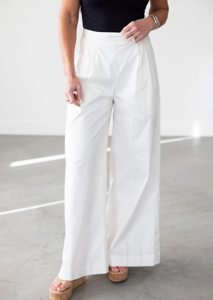 Amaya Pleated Wide Leg Pants product view