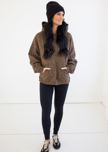 Leopard Hoodie by CDB | Lauriebelles