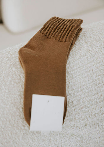 Chunky Knit Crew Socks