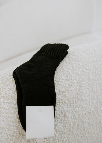 Chunky Knit Crew Socks