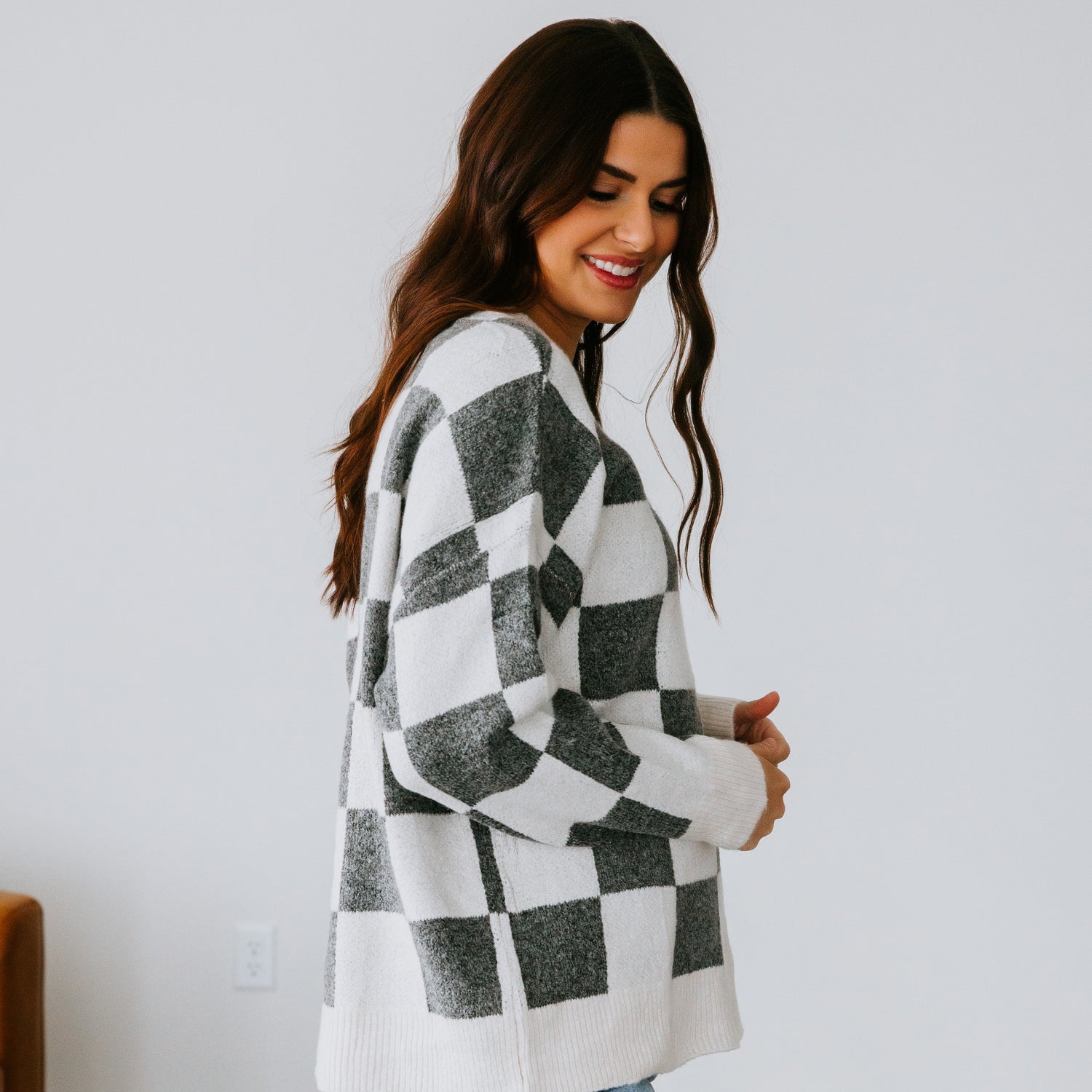 Sevyn Checkered Sweater