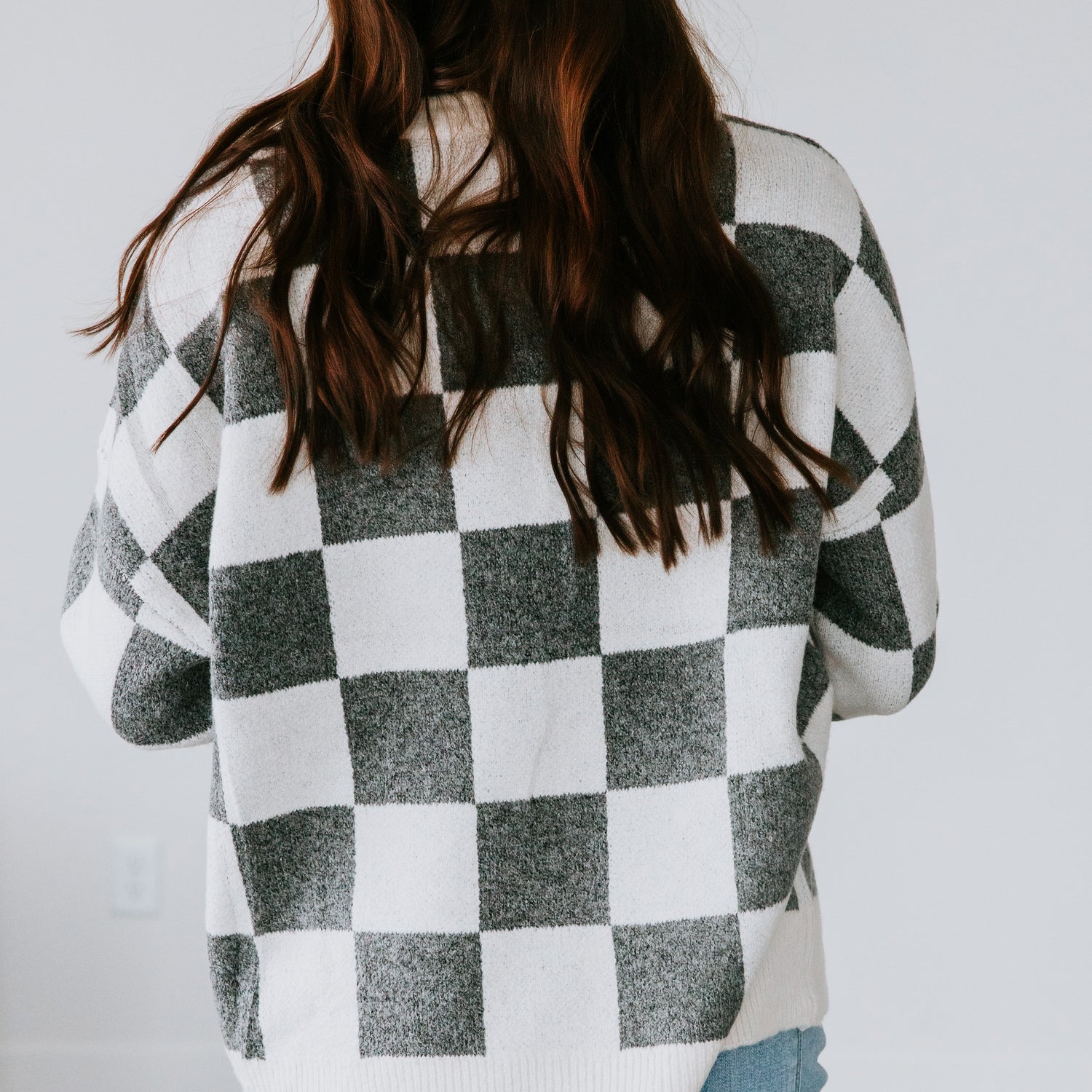 Sevyn Checkered Sweater