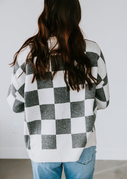 Sevyn Checkered Sweater