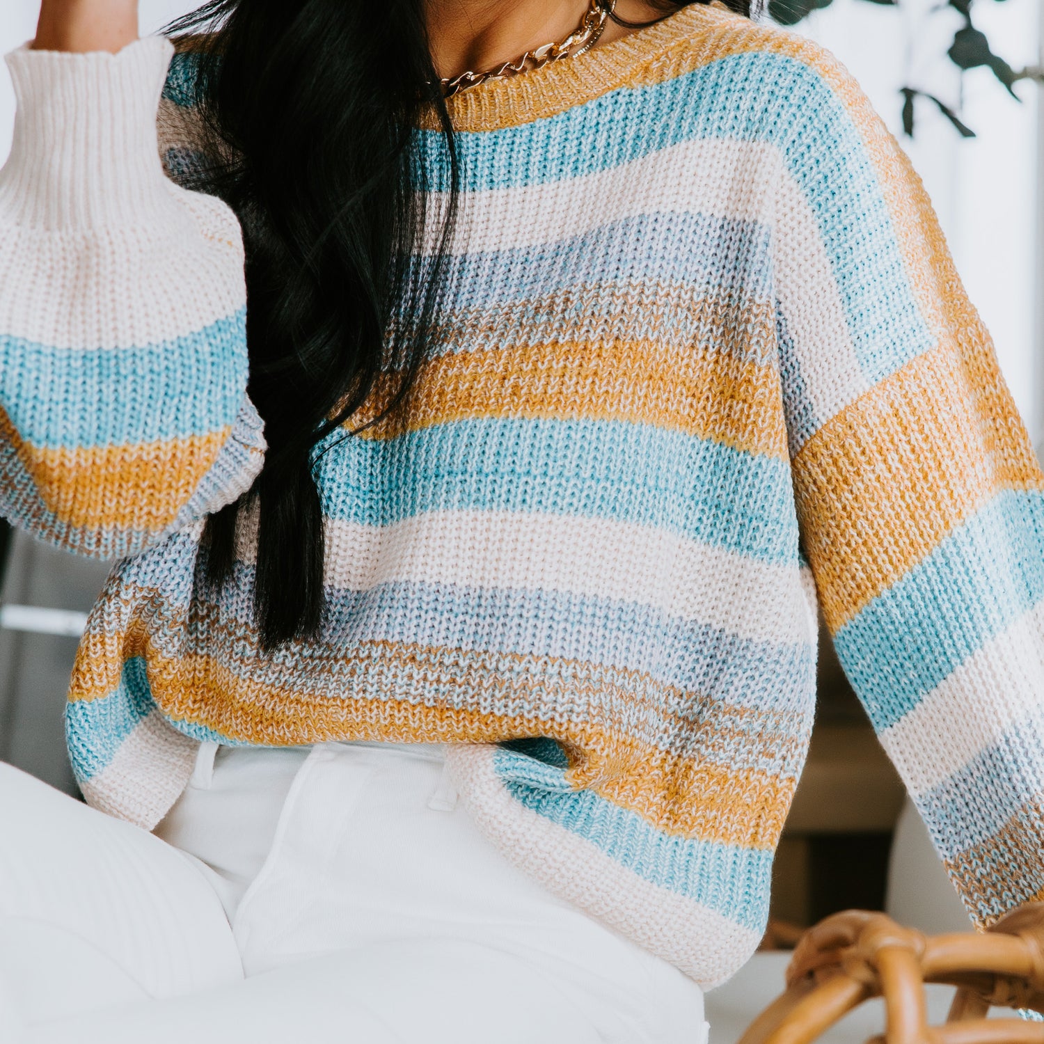 Tiya Striped Sweater