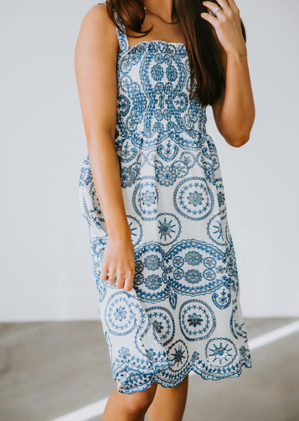 Blakely Embroidered Dress