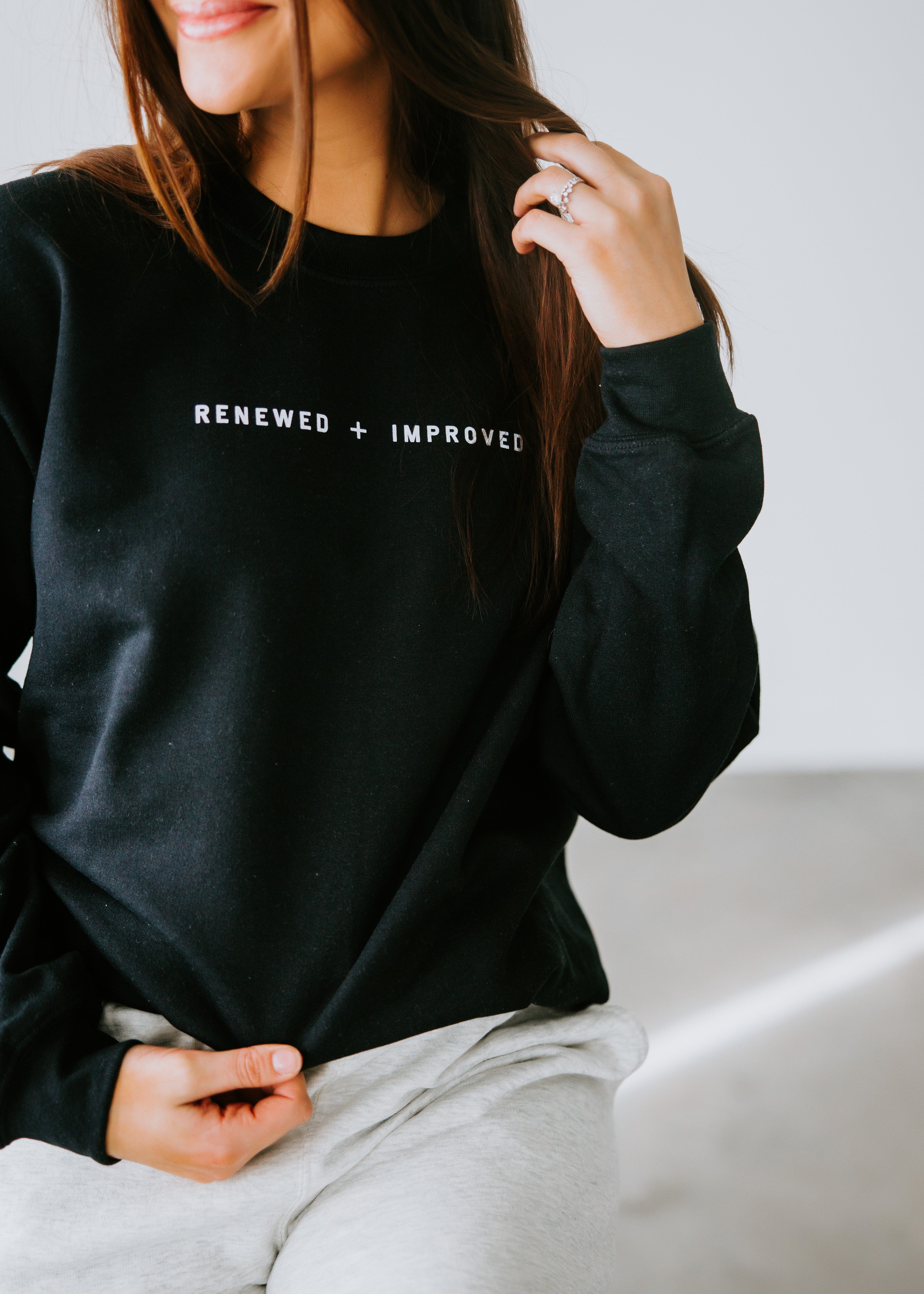 image of Renewed + Improved Graphic Sweatshirt